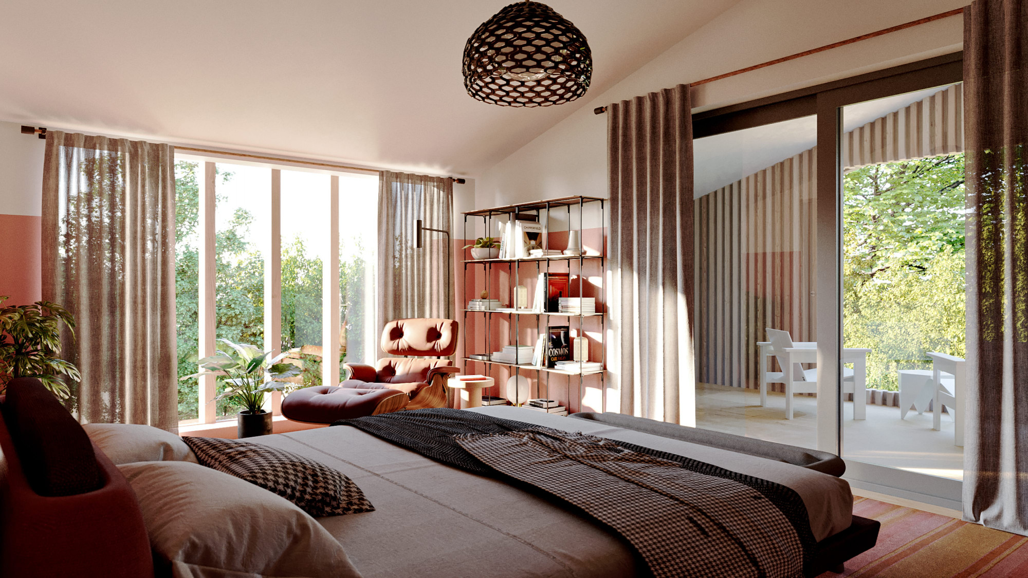 Master Bedroom with Balcony